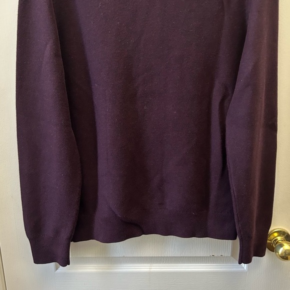 Banana Republic Men's Cotton Cardigan Sweater Jacket Maroon Size Medium NEW - Picture 10 of 15